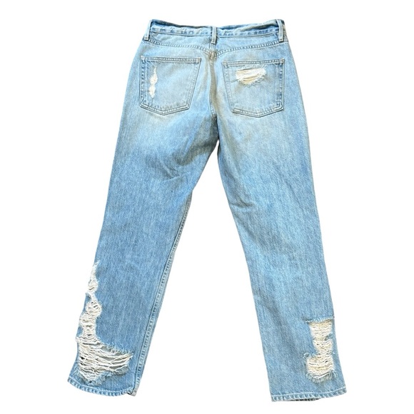 3x1 Cotton Distressed Straight Jeans in Marco - Picture 8 of 11